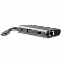 Lindy 43278 replicatore di porte e docking station per laptop USB 3.2 Gen 1 (3.1 Gen 1) Type-C Grigio - Vista aggiuntiva 4