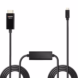 Lindy 43315 cavo e adattatore video 5 m USB tipo-C HDMI tipo A (Standard) Nero - Vista aggiuntiva 2