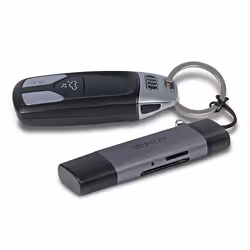 Lindy 43335 lettore di schede USB 3.2 Gen 1 (3.1 Gen 1) Type-A/Type-C Nero, Grigio - Vista aggiuntiva 5
