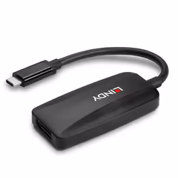 Lindy 43337 cavo e adattatore video 0,13 m USB tipo-C DisplayPort Nero - Vista aggiuntiva 4