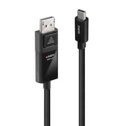 Lindy 43341 cavo e adattatore video 1 m USB tipo-C DisplayPort Nero