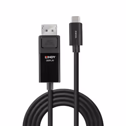 Lindy 43341 cavo e adattatore video 1 m USB tipo-C DisplayPort Nero - Vista aggiuntiva 2
