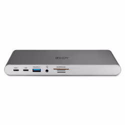 Lindy 43349 replicatore di porte e docking station per laptop Cablato USB 3.2 Gen 1 (3.1 Gen 1) Type-C Argento - Vista aggiuntiva 5