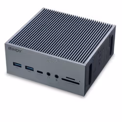 Lindy 43351 replicatore di porte e docking station per laptop USB 3.2 Gen 1 (3.1 Gen 1) Type-C Grigio - Vista aggiuntiva 4