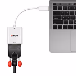 Lindy 43355 cavo e adattatore video USB tipo-C VGA (D-Sub) Bianco - Vista aggiuntiva 5