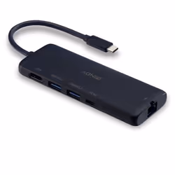 Lindy 43358 replicatore di porte e docking station per laptop Cablato USB 3.2 Gen 1 (3.1 Gen 1) Type-C Nero - Vista aggiuntiva 4