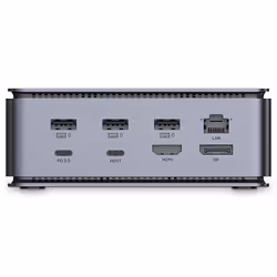 Lindy 43372 replicatore di porte e docking station per laptop USB4 Antracite - Vista aggiuntiva 4
