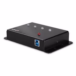 Lindy 43374 hub di interfaccia USB 3.2 Gen 1 (3.1 Gen 1) Type-B 5000 Mbit/s Nero - Vista aggiuntiva 2
