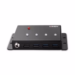 Lindy 43374 hub di interfaccia USB 3.2 Gen 1 (3.1 Gen 1) Type-B 5000 Mbit/s Nero - Vista aggiuntiva 3