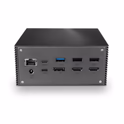 Lindy 43378 replicatore di porte e docking station per laptop Cablato USB 3.2 Gen 2 (3.1 Gen 2) Type-C Grigio - Vista aggiuntiva 4