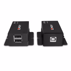 Lindy 43386 moltiplicatore di rete Ricevitore e trasmettitore di rete Nero - Vista aggiuntiva 4