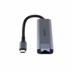 Lindy 43422 hub di interfaccia USB 3.2 Gen 2 (3.1 Gen 2) Type-C 10000 Mbit/s Grigio - Vista aggiuntiva 2