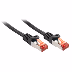 Lindy Cat.6 S/FTP 3m, 3 m, Cat6, S/FTP (S-STP), RJ-45, RJ-45, Nero