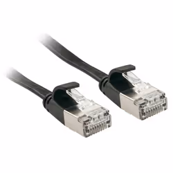 Lindy 47484, 5 m, Cat6a, U/FTP (STP), RJ-45, RJ-45, Nero