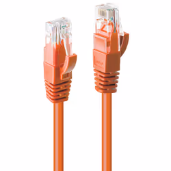 Lindy 48112, 10 m, Cat6, U/UTP (UTP), RJ-45, RJ-45, Arancione