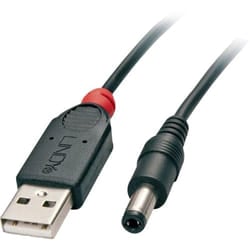 Lindy 70268 cavo USB USB 2.0 1,5 m USB A dC Nero