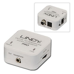 Lindy 70467 adattatore per inversione del genere dei cavi 1xTosLink, 1xCoax 3.5mm Bianco