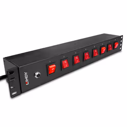 Lindy 73025 unità di distribuzione dell'energia (PDU) 8 presa(e) AC 1.5U Nero - Vista aggiuntiva 2