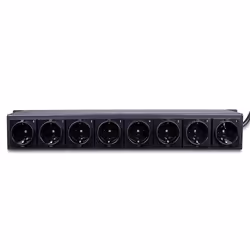 Lindy 73025 unità di distribuzione dell'energia (PDU) 8 presa(e) AC 1.5U Nero - Vista aggiuntiva 3