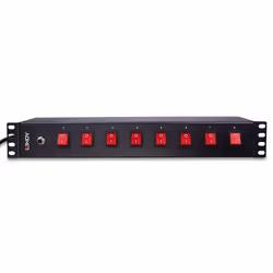 Lindy 73025 unità di distribuzione dell'energia (PDU) 8 presa(e) AC 1.5U Nero - Vista aggiuntiva 4