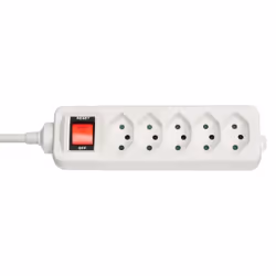 Lindy 73167, Interno, Bianco, 5 presa(e) AC, 2300 W, -4 - 40 °C