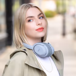 Lindy LH500XW Auricolare Con cavo e senza cavo A Padiglione Musica e Chiamate Micro-USB Bluetooth Grigio - Vista aggiuntiva 5
