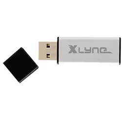 xlyne ALU unità flash USB 8 GB USB tipo A 2.0 Nero, Argento - Vista aggiuntiva 2