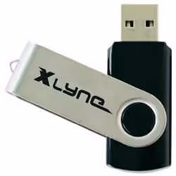 xlyne 177532-2 unità flash USB 32 GB USB tipo A 2.0 Nero, Argento - Vista aggiuntiva 5