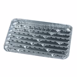 Papstar 14530 vassoio alimentare monouso Argento Alluminio