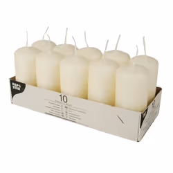 Papstar 17912, Rotondo, Crema, 10 pz