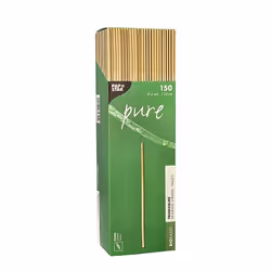 Papstar 88244 cannuccia monouso 150 pz Naturale