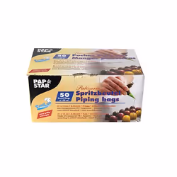 Papstar 87151, Polietilene a bassa densità lineare (LLDPE), Trasparente, 100 °C, 210 mm, 120 mm, 50 pz