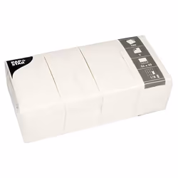 Papstar 82552, Bianco, Carta velina, Monocromatico, 34 g/m², 330 mm, 330 mm