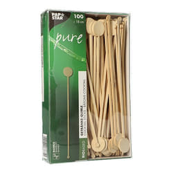 Papstar 88232 cucchiaio monouso Legno Naturale 100 pz