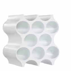 koziol SET-UP, 8 bottiglia/bottiglie, Bianco, Griglia per vino da tavolo