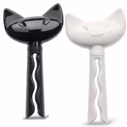 koziol MIAOU, Clip di chiusura per sacchetto, Nero, Bianco, 45 mm, 15 mm, 86 mm, 2 pz