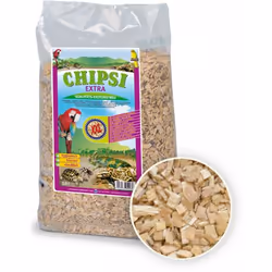 CHIPSI EXTRA XXL, 10 L, Pellet di legno, Reptiles, Criceto, Mouse, Sacchetto di politene