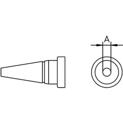 Weller - lt-as Punta di saldatura Forma tonda Dimensione punta 1.6 mm Contenuto 1 pz.