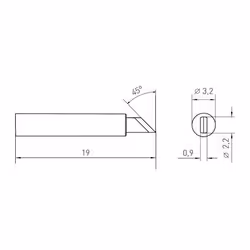 Weller RTM 030 K MS 1 pz Punta saldante - Vista aggiuntiva 4