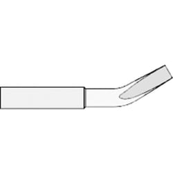 Weller - xnt mx Punta di saldatura Forma a scalpello, curva Dimensione punta 3.2 mm Contenuto 1 pz.