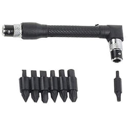 Mannesmann Angle Bit Holder Handle 90 Degrees with 7 M 287, Bits