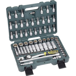 Kit di chiavi a bussola metrico 3/8 (10 mm) 61 parti Brüder Mannesmann M 2045-SL