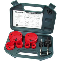 Brüder Mannesmann - M44100 Kit seghe a tazza 8 parti 1 pz.