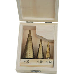 Brüder Mannesmann - M54603 Kit punte a gradini 3 parti 1 pz.