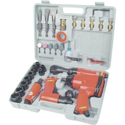 Brüder Mannesmann - Kit accessori per aria compressa Quadrato esterno da 1/2 (12.5 mm) 8 bar incl. valigia