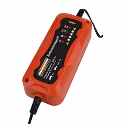 BRÜDER MANNESMANN M12711 Caricabatteria per veicolo 6 - 12 V Nero, Arancione