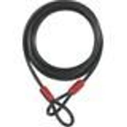 ABUS 1850 Cavo d'acciaio, nero, dimensione 185 cm per uomo