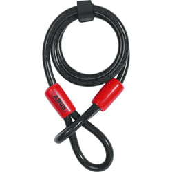 ABUS Cobra Cavo d'acciaio, nero, dimensione 120 cm per uomo
