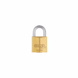 Cadenas en laiton pas. 75 CE Système de clé réversible avec anse en acier trempé, double loquet de verrouillage automatique.R ...