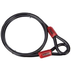 ABUS Cobra Cavo d'acciaio, nero, dimensione 180 cm per uomo
